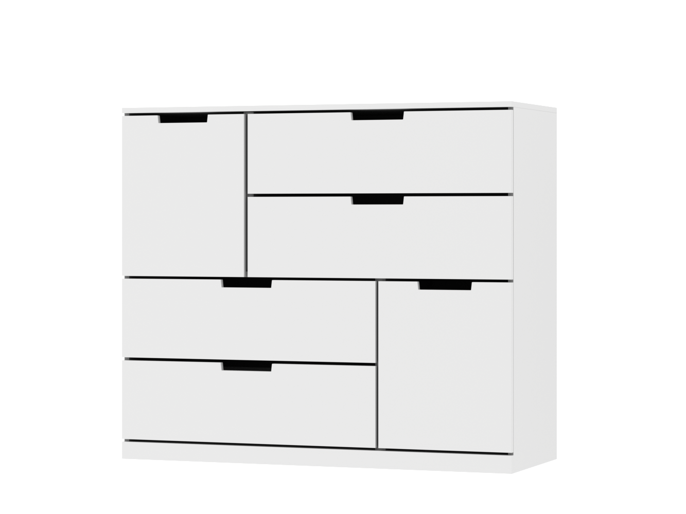 Комод Нордли 34 white ИКЕА (IKEA) изображение товара