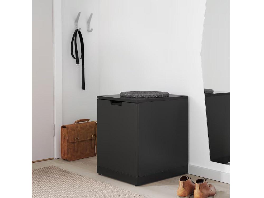 Комод Нордли 44 black ИКЕА (IKEA) изображение товара