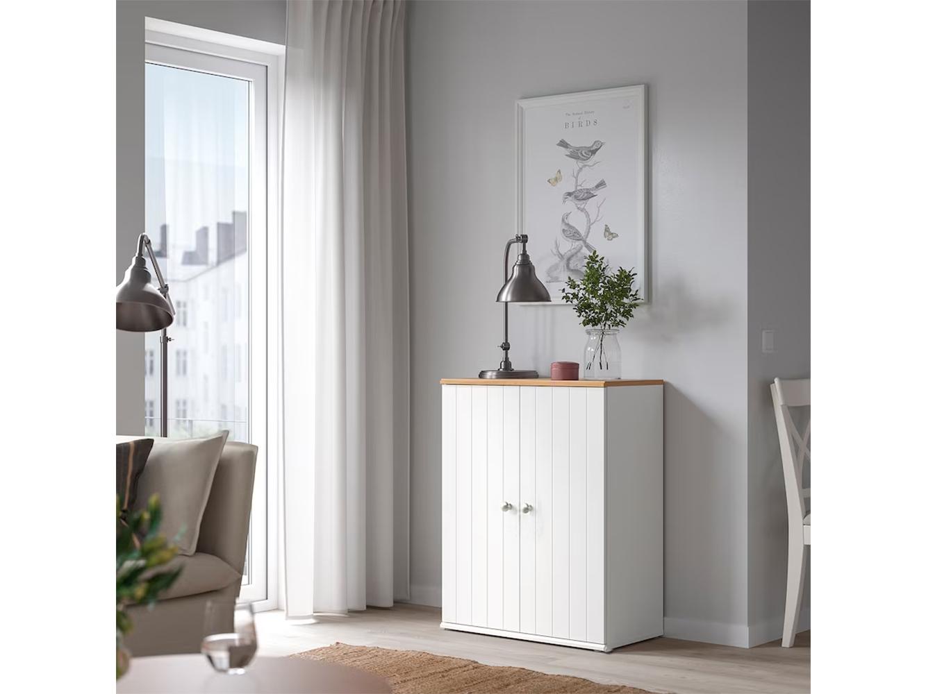 Шкаф Скрувби 13 white ИКЕА (IKEA) изображение товара