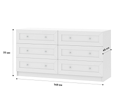 Изображение товара Комод Билли 219 white ИКЕА (IKEA) на сайте adeta.ru