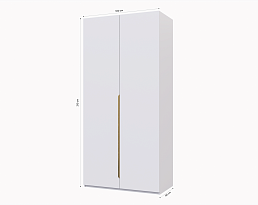 Изображение товара Распашной шкаф Пакс Альхейм 12 white (gold) ИКЕА (IKEA) на сайте adeta.ru