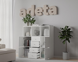 Изображение товара Стеллаж Билли 129 white ИКЕА (IKEA) на сайте adeta.ru