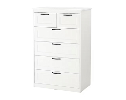 Изображение товара Комод Сонгесанд 15 white ИКЕА (IKEA) на сайте adeta.ru